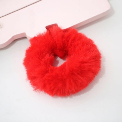 9 Colors Cute Lolita Plush Hair Tie