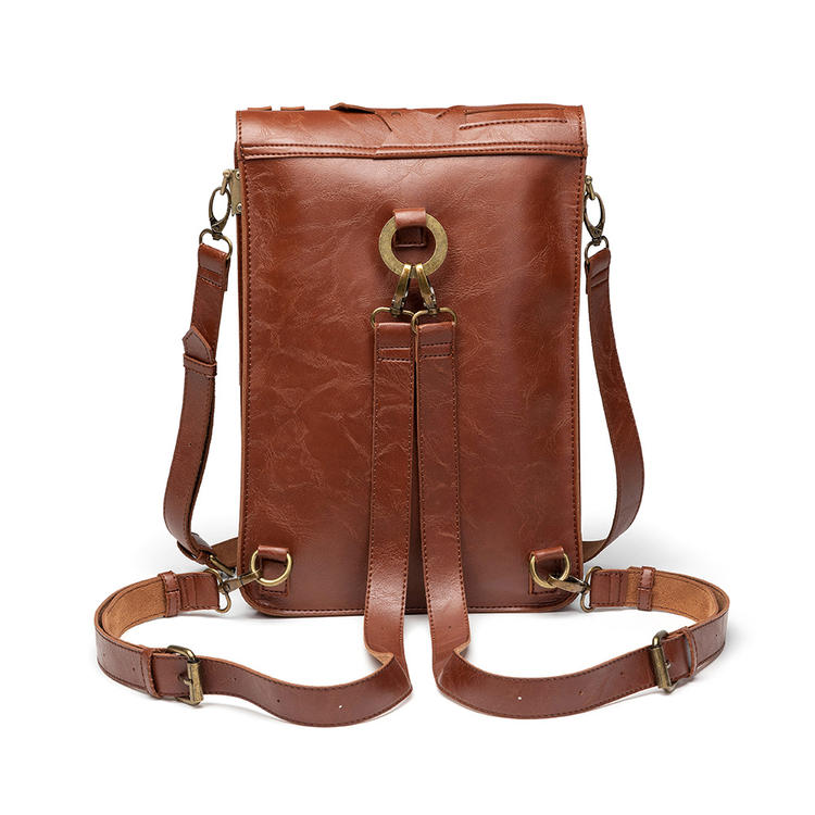 Steampunk Gears Backpack Dark Coffee / Ochre