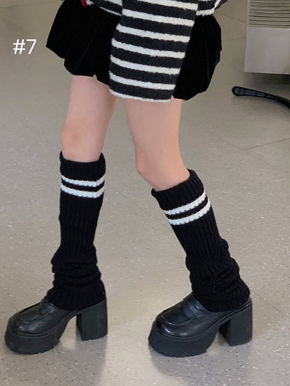 7 Options Knit Leg Warmers