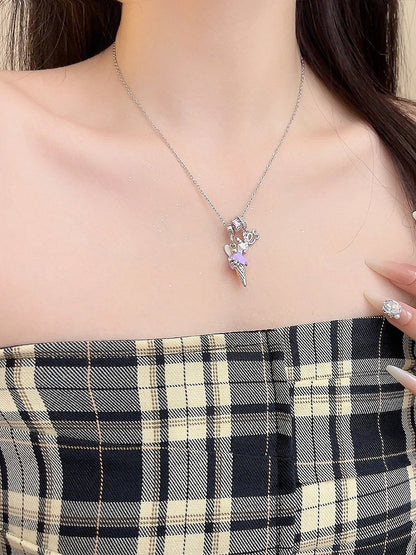 3 Options Ice Cream Pendant Necklace