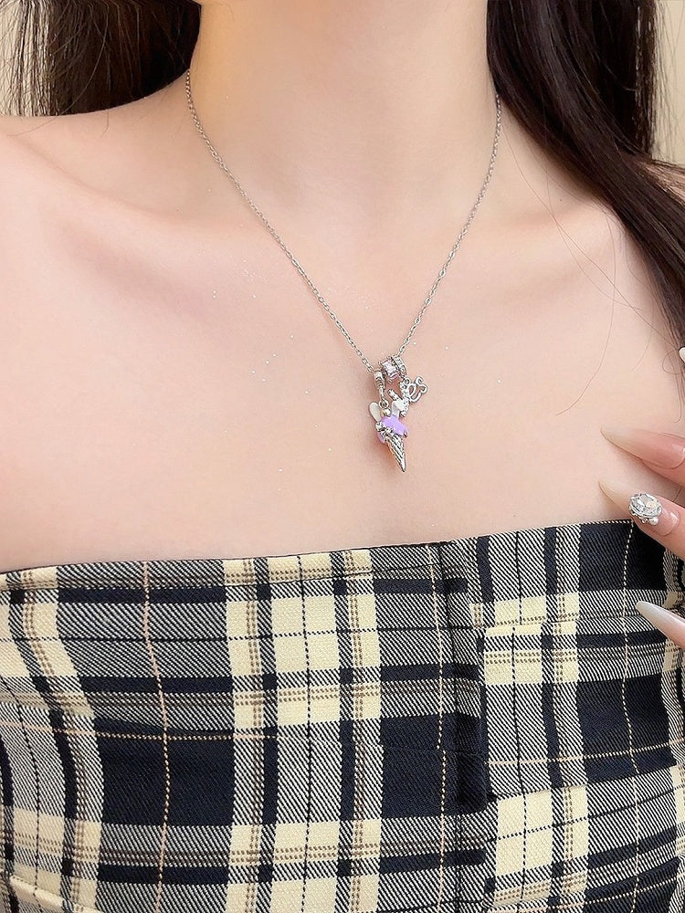 3 Options Ice Cream Pendant Necklace