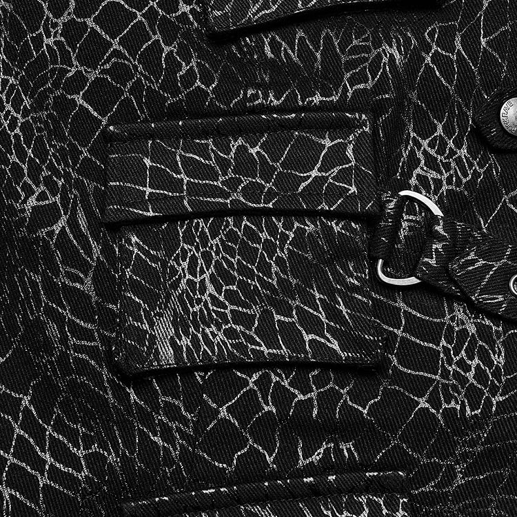 Black Handsome Techwear 3D Pocket Jacket