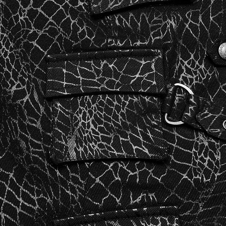 Black Handsome Techwear 3D Pocket Jacket