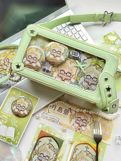 Green Star Stud Detail Ita Bag