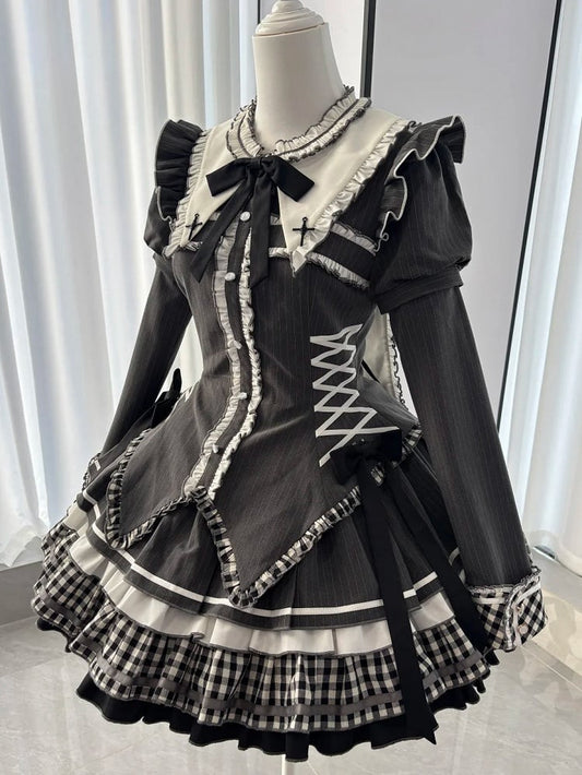 Dark Gray Detachable Straight Sleeves