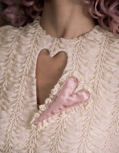 Romantic Goth Love Cutout Short Sleeves Corset Top