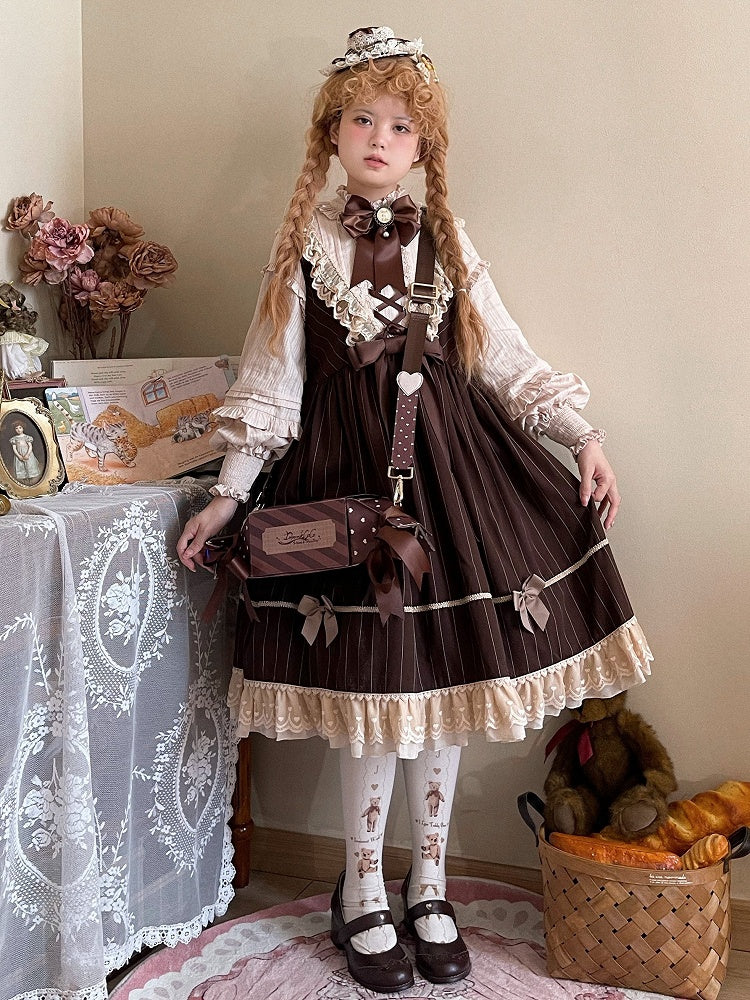 Brown Candy Box Shape Crossbody