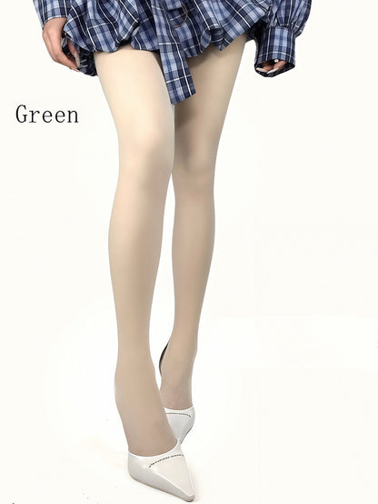 White/Green/Pink/Black Tights