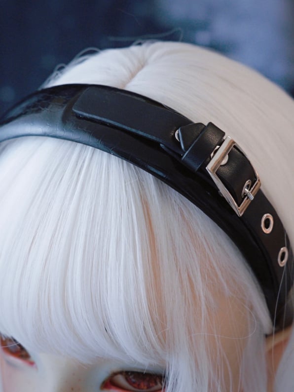 Black Gothic Buckle Decorated KC