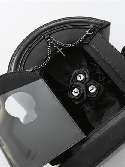 Black Gothic Tombstone-shaped Ita Backpack