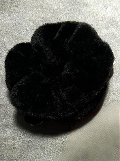 Black and White Grim Reaper Gothic Scrunchie