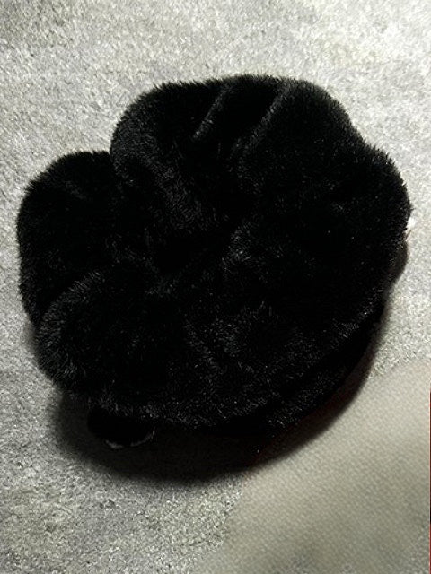Black and White Grim Reaper Gothic Scrunchie