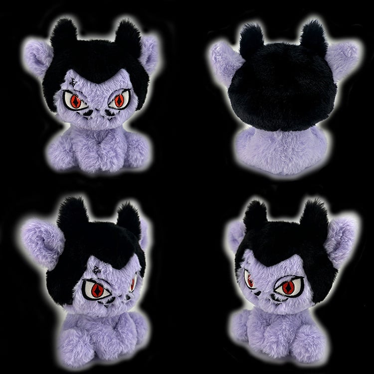 Black and Purple Vampire Gothic Plushie