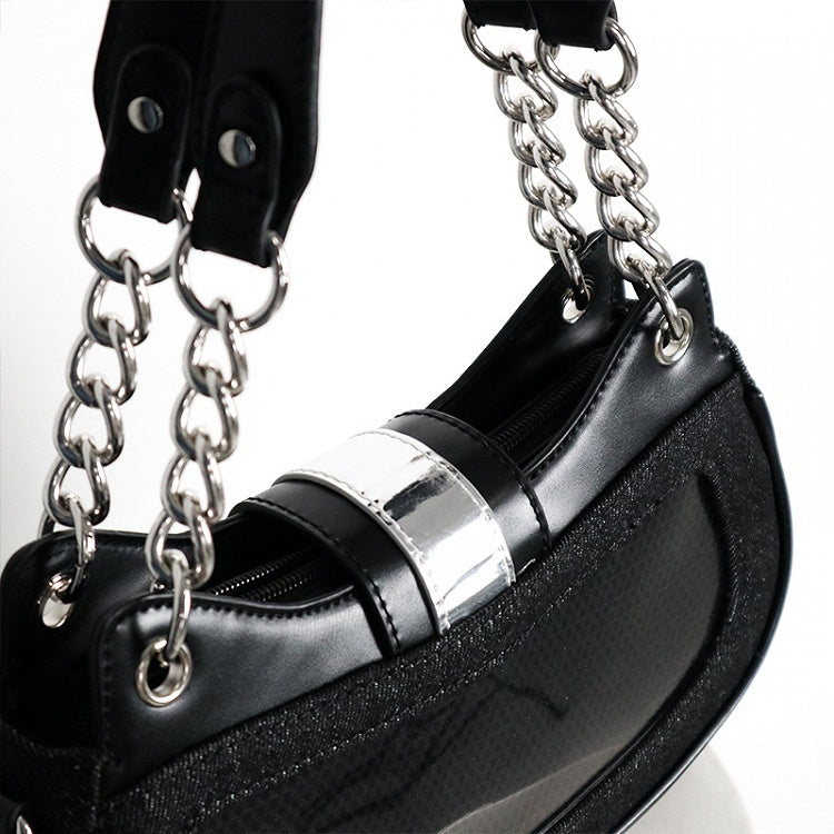 Black Skeleton Kitty Ita Bag