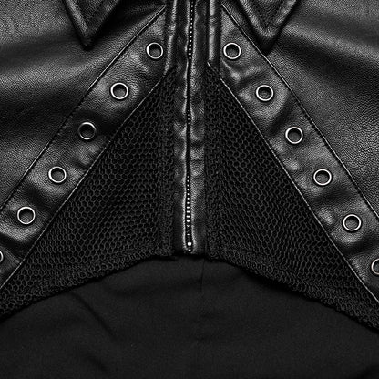Black Punk Short Jacket