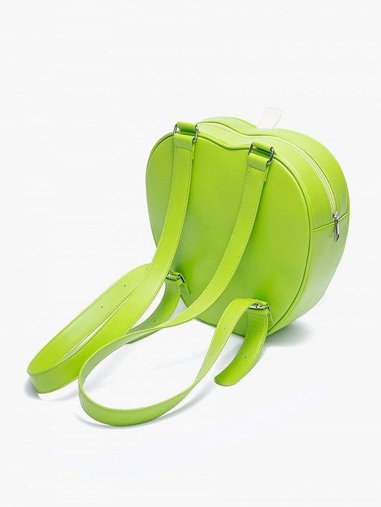 Green Apple Design Lace-up Detail Ita Backpack