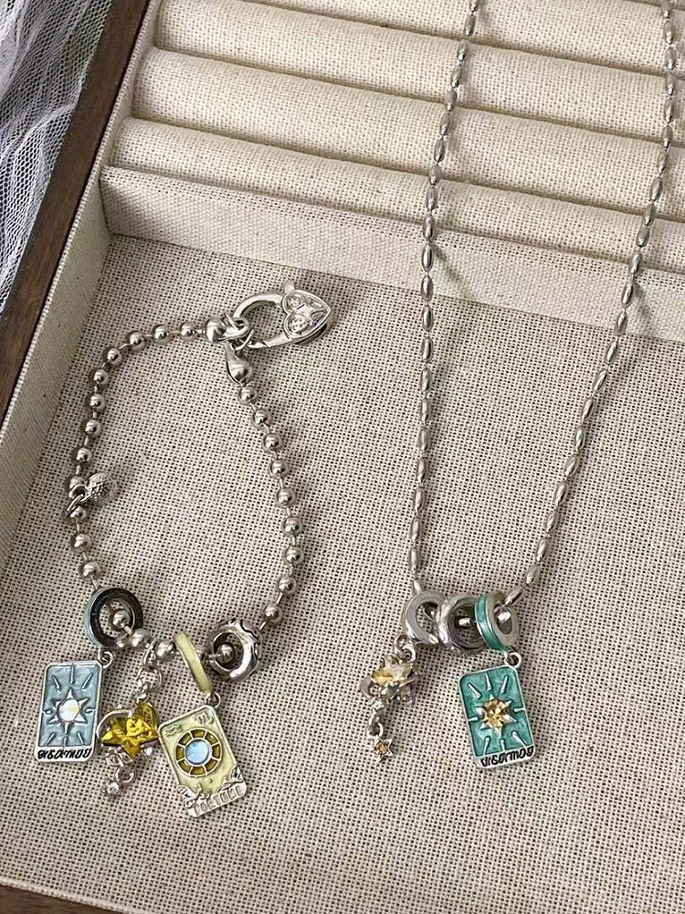 3 Options Y2K Tarot Cards Bracelet/Necklace