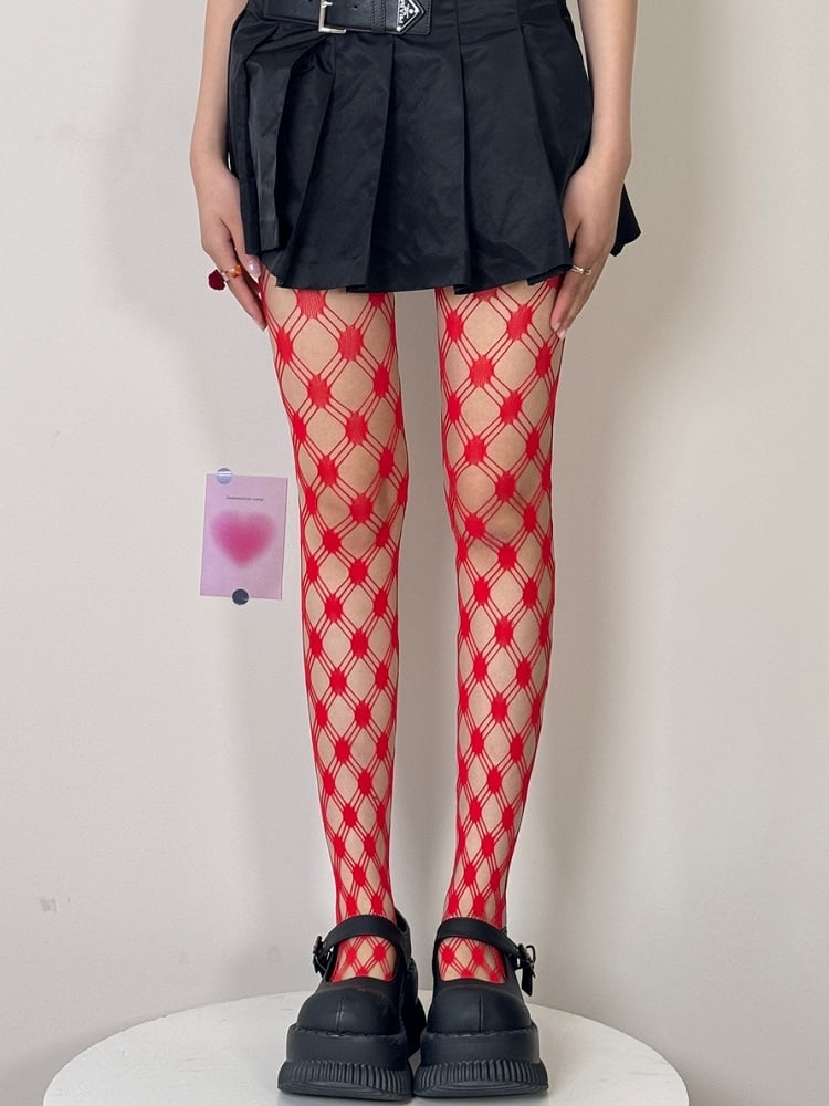 5 Color Options Punk Cut-out Design Tights