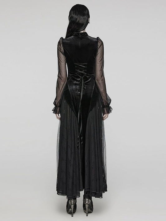 Black Goth Lace Dress