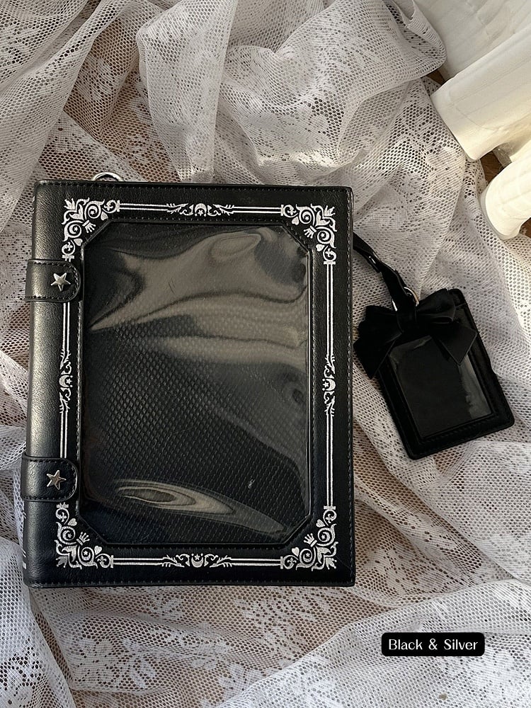 Magic Book Ita Crossbody Bag Black/Blue/Red/Pink/Yellow/Green/Purple 8 Color Options Itabag