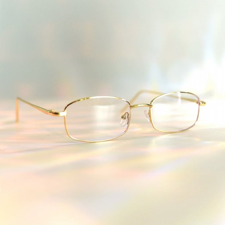 Gold/Silver/Black Cyberpunk Glasses