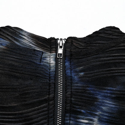 Black and Blue Cyber Tank Top