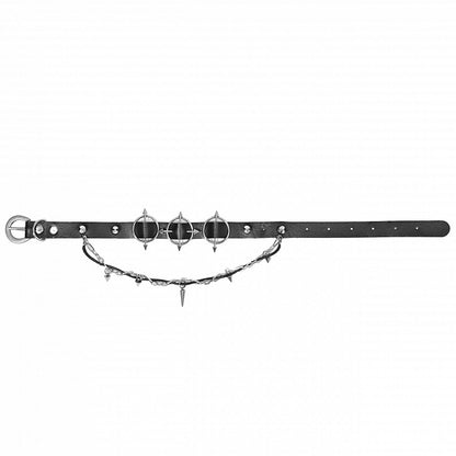 Dark Punk Stud Black Choker
