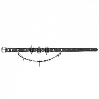 Dark Punk Stud Black Choker