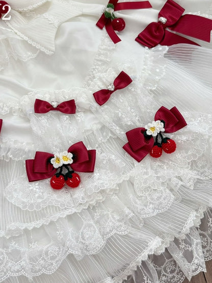 8 Options Bowknot Details Lace Wrist Cuffs