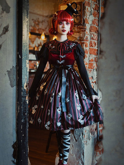 Butterfly and Moth Embroidery Black and Red Hairclips/Brooches