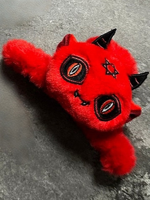 Red Devil Gothic Plush Hairclip