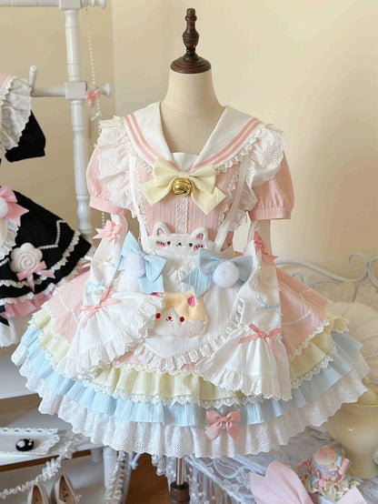 Sweet Bows Decorated Detachable Sleeves