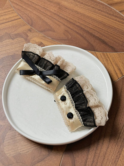 Champagne / Silver / Black&Gold Wrist Cuffs