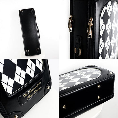 Black 1/4 Scale BJD Doll Bag – Wear as Crossbody, Backpack, or Tote (3-Way Style)