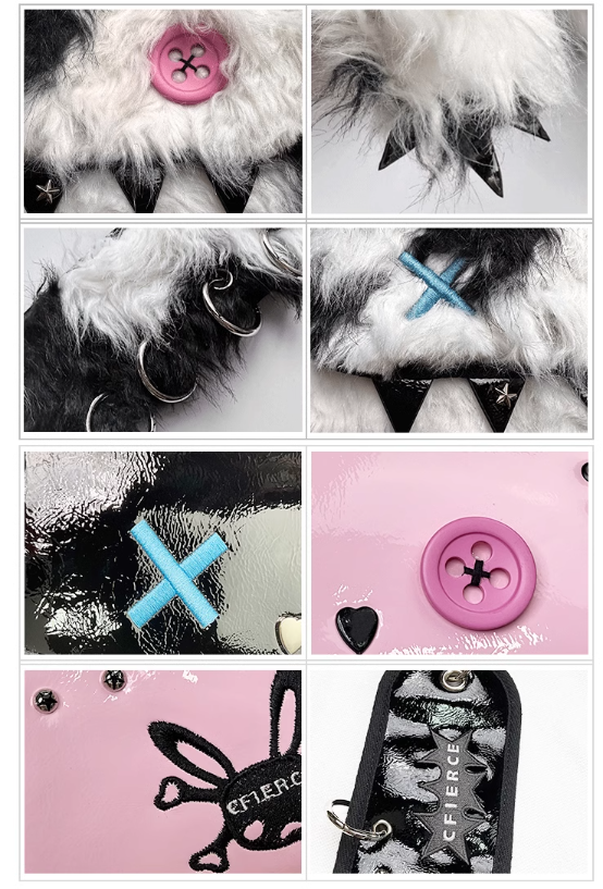 3 Color Options Bunny Monster Backpack