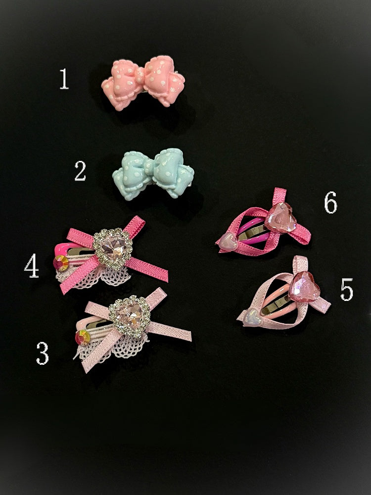 6 Options BJD Doll Hairclip