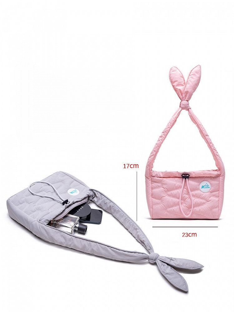 Kawaii Embroidered Bunny Ear Single-Shoulder Phone Bag
