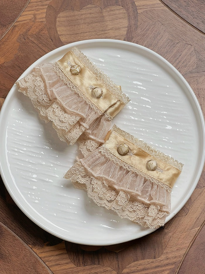 Champagne / Silver / Black&Gold Wrist Cuffs