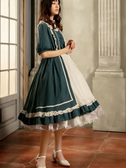 White Lolita Adjustable Length Fish-bone Petticoat