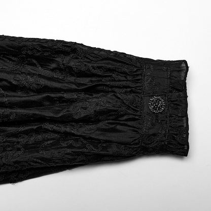 Goth Men's Embroidered Shirt