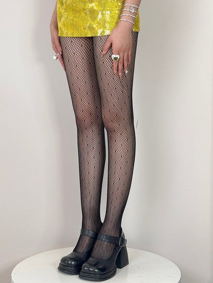 7 Color Options Y2K Polka-dot Pattern Tights