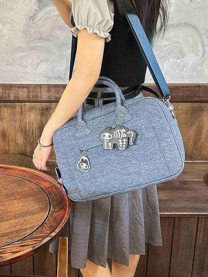 Kitty Decorated Large Capacity Crossbody Ita Bag White/Silver/Brown/Black/Blue/Yellow