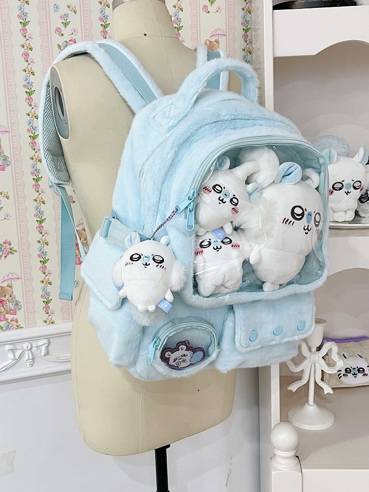 Blue Plush Ita Backpack