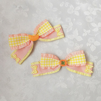 Fruits Bowknot Hairclip
