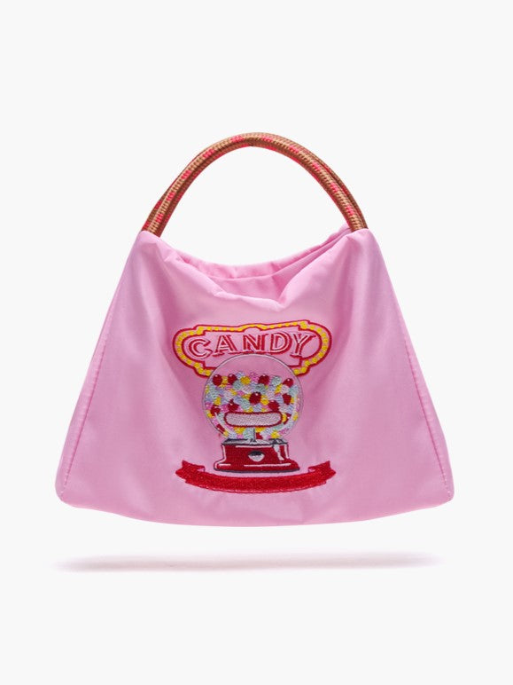 Playful Pink Candy Machine Design Phone Bag