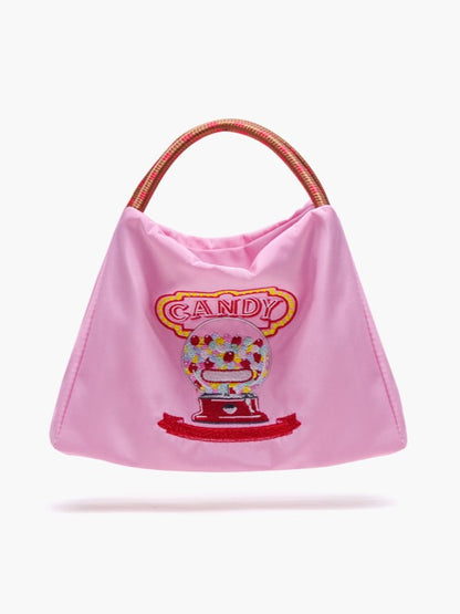 Playful Pink Candy Machine Design Phone Bag