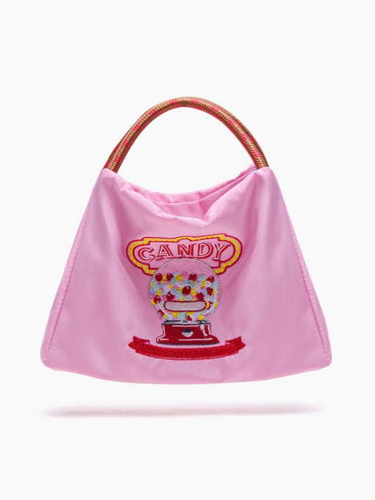 Playful Pink Candy Machine Design Phone Bag