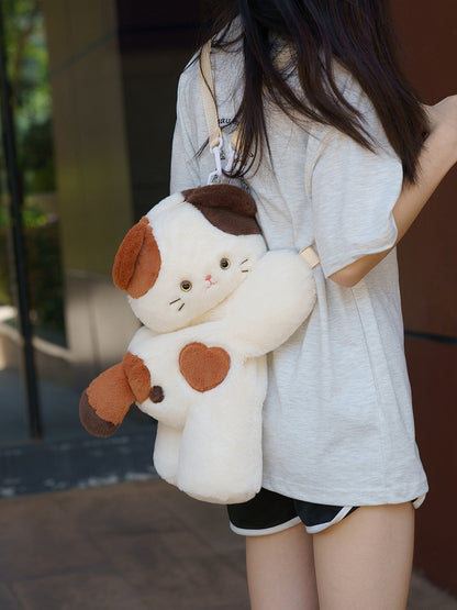 Cute Kitty White 23cm/30cm/42cm Plush Backpack/Crossbody