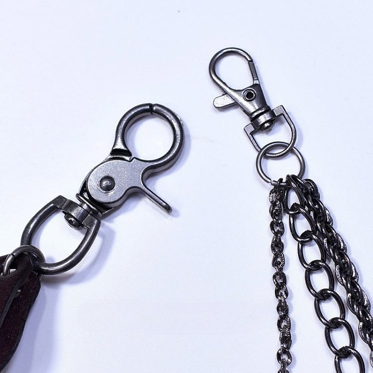 Steampunk Black Cross Charm Waist Chain