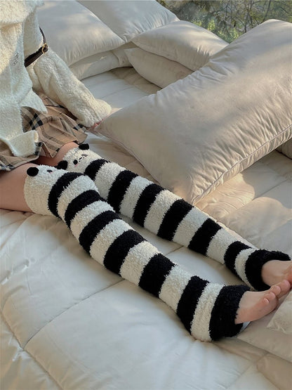2 Color Options Striped Pattern Stockings